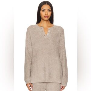 Barefoot Dreams Textured Pull Over Nickel NWT